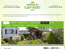 Tablet Screenshot of camping-capvert.com